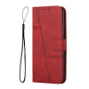 Чехол-книжка Stitching Calf Texture для Samsung Galaxy M33 5G - красный