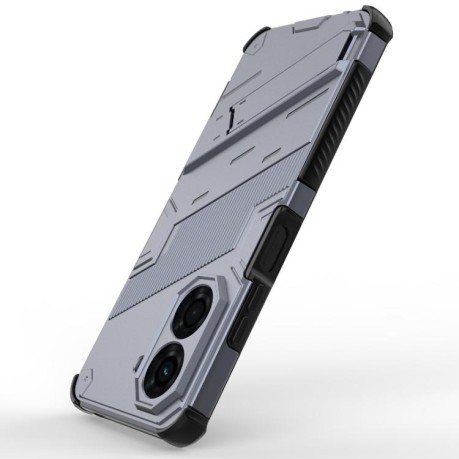 Противоударный чехол Punk Armor для Xiaomi Redmi A5 4G 171.1mm / Poco C71 5G - серый