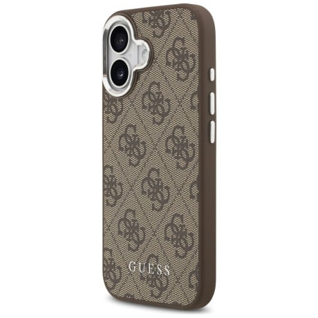 Оригінальний чохол Guess 4G Classic Logo з MagSafe на iPhone 17 - brown