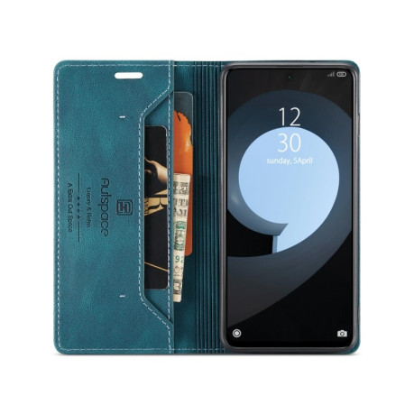 Чохол-книжка AutSpace для Xiaomi Redmi Note 9s - синій