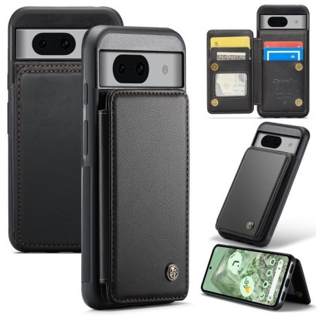 Чехол CaseMe C22 Card Slots Holder RFID Anti-theft для Google Pixel 8a - черный