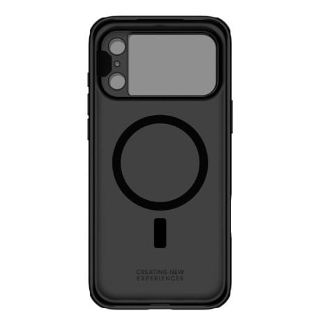 Чохол NILLKIN CamShield Prop Texture Transparent Mirror Cover MagSafe на iPhone 17 Pro Max - чорний