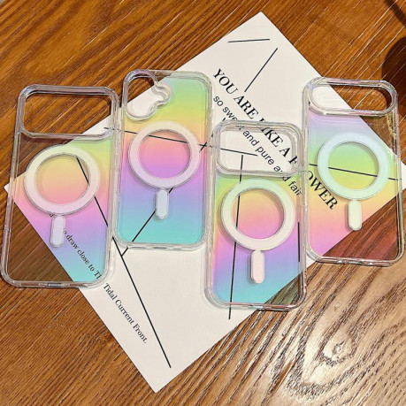 Чохол Gradient Color MagSafe Airbag для iPhone 17 Pro Max - Rainbow