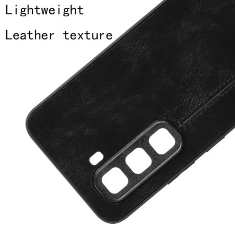 Ударозащитный чехол Sewing Cow Pattern для Infinix Hot 50 Pro 4G - черный