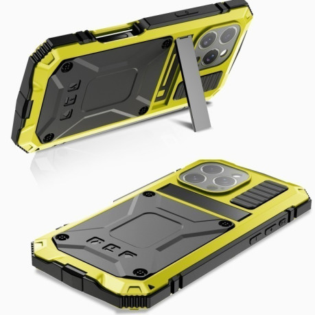 Противоударный чехол R-JUST Life Waterproof для iPhone 16 Pro  - желтый