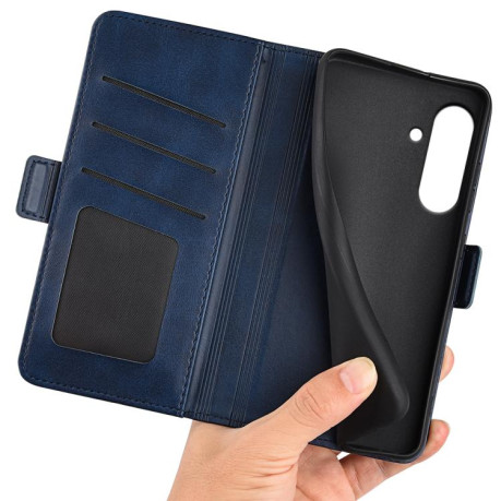 Чехол-книжка Dual-side Magnetic Buckle для Samsung Galaxy A36 - синий