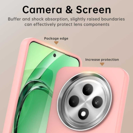 Чохол протиударний Colorful Acrylic Series для OPPO Reno12 F/12FS - рожевий