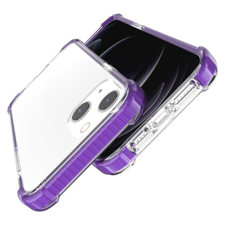 Ударозахисний чохол Four-corner на iPhone 13 mini - фіолетовий
