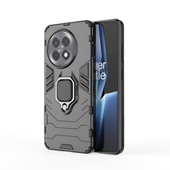 Противоударный чехол Magnetic Ring с подставкой на OnePlus 13R/Ace 5/Ace 5 Pro  - черный