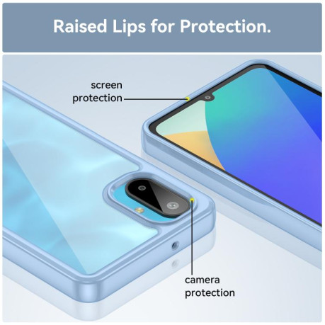 Протиударний чохол Colorful Acrylic Series Samsung Galaxy M06 5G - синій