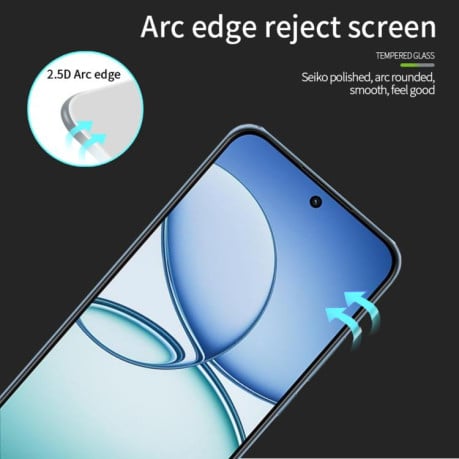 Защитное стекло MOFI 9H 3D Full Screen на Xiaomi 15T / 15T Pro - черное