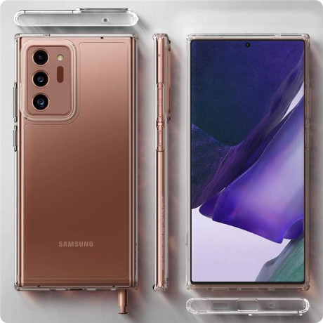 Оригинальный чехол Spigen Ultra Hybrid для Samsung Galaxy Note 20 Ultra Crystal Clear