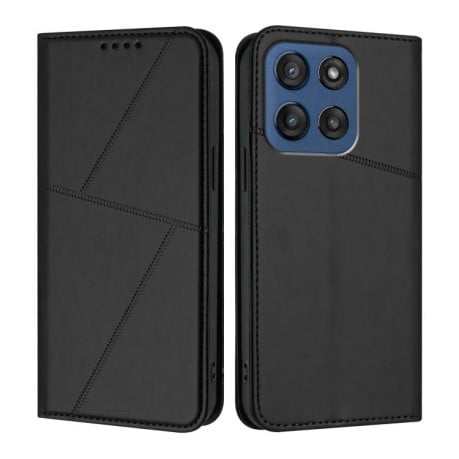 Чохол-книжка Strong Magnetic Frosted на Motorola Edge 60 - чорний