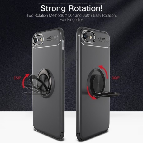 Ударозахисний чохол Metal Ring Holder 360 Degree Rotating на iPhone SE 3/2 2022-2020/8/7
