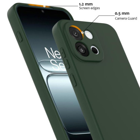 Силиконовый чехол Shockproof Silicone Magsafe для OnePlus 13T - зеленый