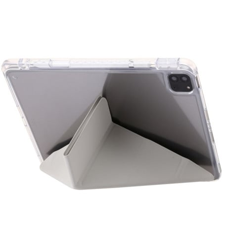Чохол-книжка Clear Acrylic Demation Leather для iPad Pro 12.9 2022 / Air 13 2024 - сірий