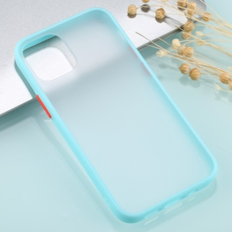 Противоударный чехол Skin Feel Series на iPhone 12 Mini - голубой