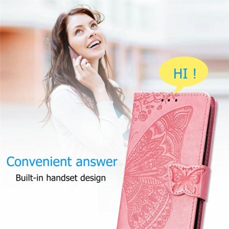 Чохол-книжка Butterfly Love Flower Embossed Samsung Galaxy S20 Ultra- Lanyard(Gray)