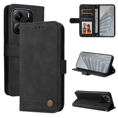 Чехол-книжка Skin Feel Life Tree для Xiaomi Redmi Note 14 4G 164.84mm - черный