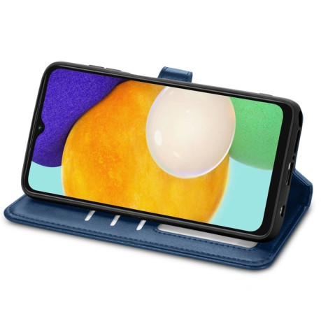 Чехол- книжка Retro Solid Color на Samsung Galaxy A04s/A13 5G - синий