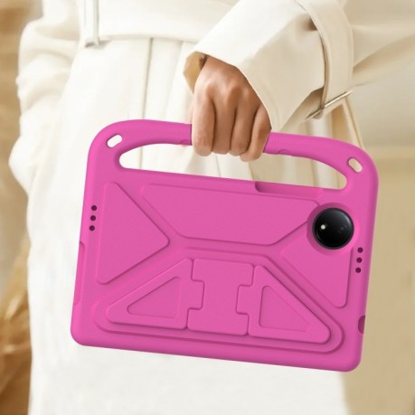 Протиударний чохол EVA Flat Anti Falling для Xiaomi Redmi Pad SE 8.7 - пурпурно-червоний