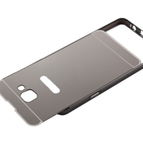 Металлический Бампер и Акриловая накладка Push-pull Style Series Grey для Samsung Galaxy A5(2016) / A510