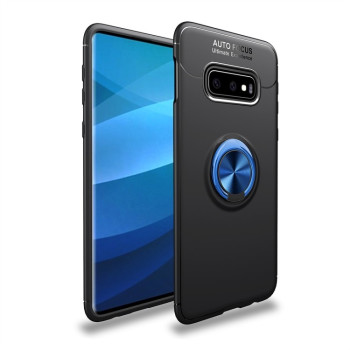 Противоударный чехол lenuo на Samsung Galaxy S10e - черно-синий