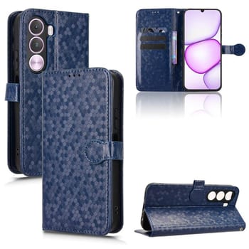 Чехол-книжка Honeycomb Dot на Realme C100i 4G / C100x 4G — синий