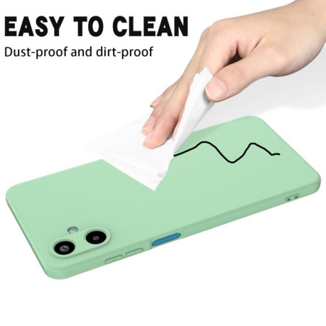 Силіконовий чохол Solid Color Liquid Silicone для Samsung Galaxy M06/F06 5G - зелений