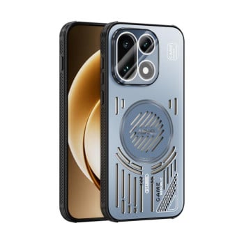 Чехол ABEEL Ice Fox Series с MagSafe и охлаждением на OnePlus 15 — синий