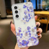 Протиударний чохол Electroplated Symphony для Samsung Galaxy S24+ 5G - квітка