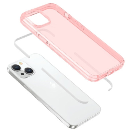 Протиударний чохол Two-color Shockproof для iPhone 15 Plus-рожевий