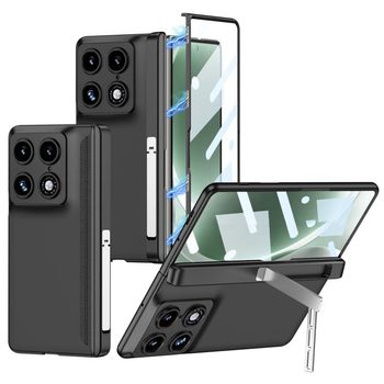 Складний магнітний чохол Gkk з боковим тримачем на Motorola Razr Fold 5G — чорний