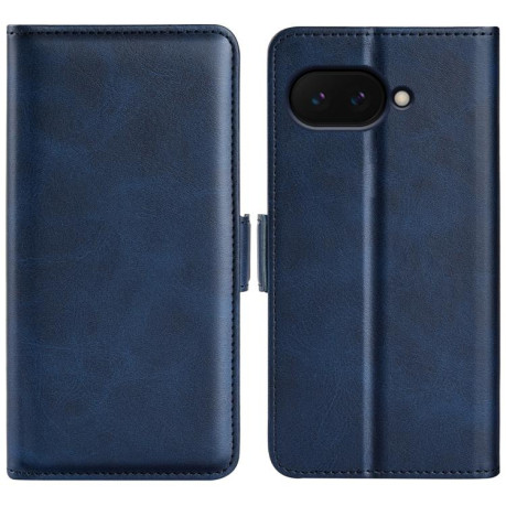 Чохол-книжка Dual-side Magnetic Buckle для Google Pixel 9a - синій