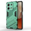 Противоударный чехол Punk Armor для Xiaomi Redmi Note 13 - зеленый