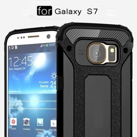 Противоударный Чехол Rugged Armor Black для Samsung Galaxy S7 / G930