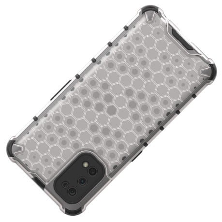 Противоударный чехол Honeycomb на Realme 8 - синий