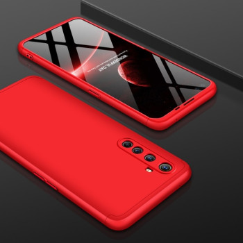 3D чехол GKK Three Stage Splicing Full Coverage на Realme X50 Pro - красный