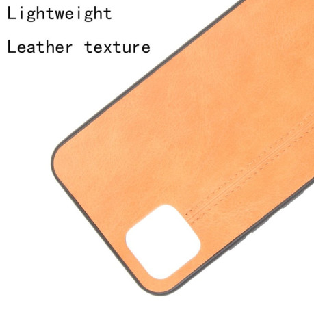 Ударозащитный чехол Sewing Cow Pattern на Realme C11 - оранжевый
