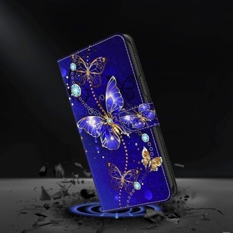 Чохол-книжка Crystal 3D Shockproof Protective Leather для Xiaomi Redmi Note 13 4G - Butterfly