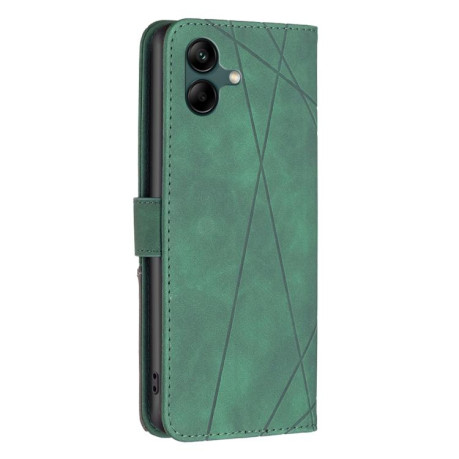 Чохол-книжка Rhombus Texture для на Samsung Galaxy M06 5G / F06 5G - зелений