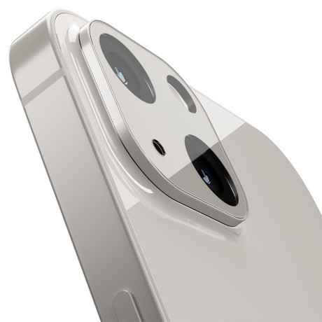 Комплект захисного скла 2шт на камеру Spigen Optik.Tr Camera Lens для iPhone 13 Mini/13 - Starlight