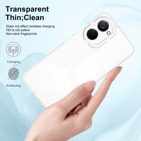 Протиударний чохол Clear Color Frame для Realme 10 4G - білий