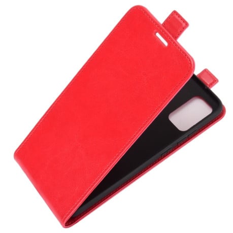 Флип-чехол R64 Texture Single на Samsung Galaxy A02s - красный