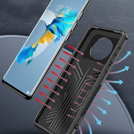 Противоударный чехол Armor Warrior для Vivo Y72 5G - серый