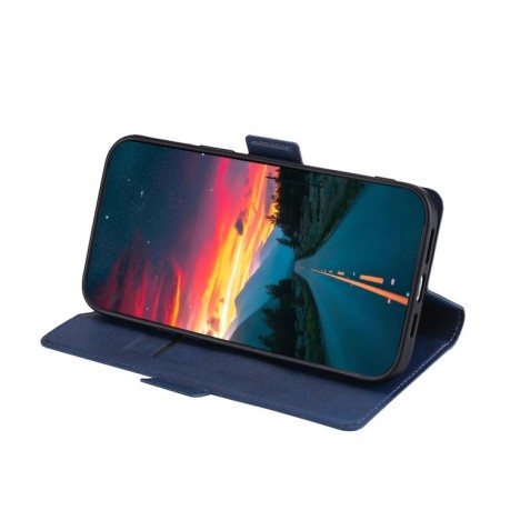 Чехол-книжка Voltage Side Buckle для OnePlus Ace 2/11R - синий