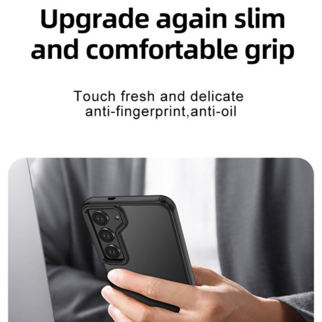 Противоударный чехол Armor Clear для Samsung Galaxy S24 - черный