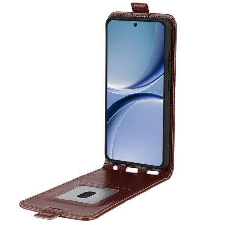 For Redmi Turbo 5 5G / Poco X8 Pro 5G R64 Texture Single Vertical Flip Leather Phone Case(Brown)