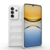 Силиконовый чехол Magic Flannel на Samsung Galaxy A37 5G — белый