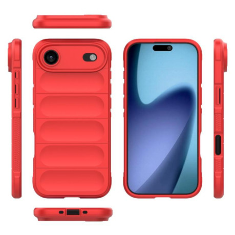 Силіконовий чохол Magic Flannel для iPhone Air - червоний
